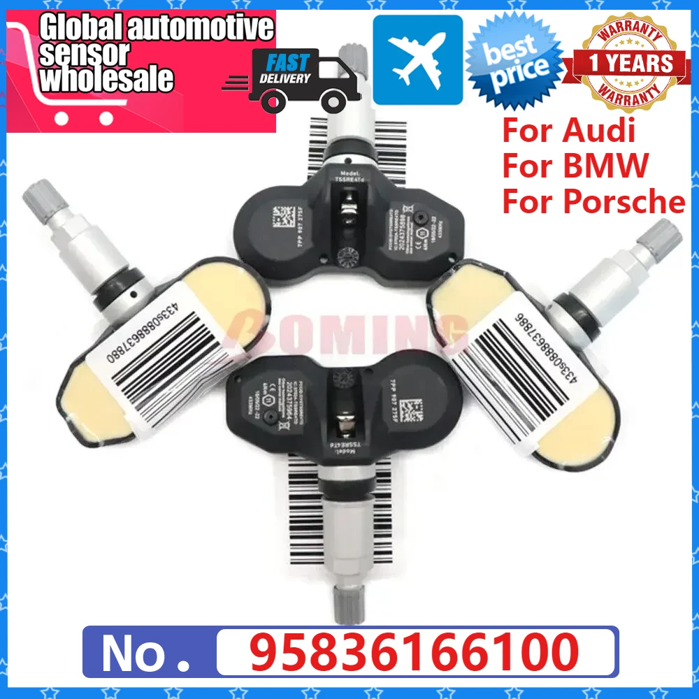 

95836166100 Новый 4 шт. для PORSCHE 911 997 Boxster Carerra GT Cayenne Cayman Volkswagen Audi TPMS датчик давления в шинах 433 МГц