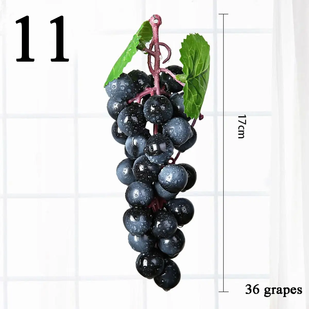 

Garden Mini Plastic Decorative Wedding Home Decor Artificial Fruit Grapes Simulation