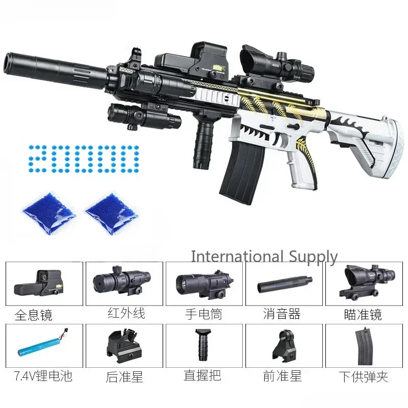 Neue M416 Gewehr Elektrische Gel Ball Spielzeug Pistole Wasser Perlen Sommer Outdoor Spiel AirSoft