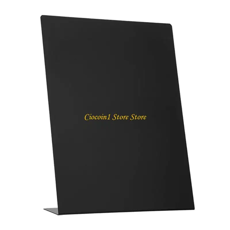 A3PC L Shaped Metal Memo Display Board For Display Note Memos Reminder Photo Document