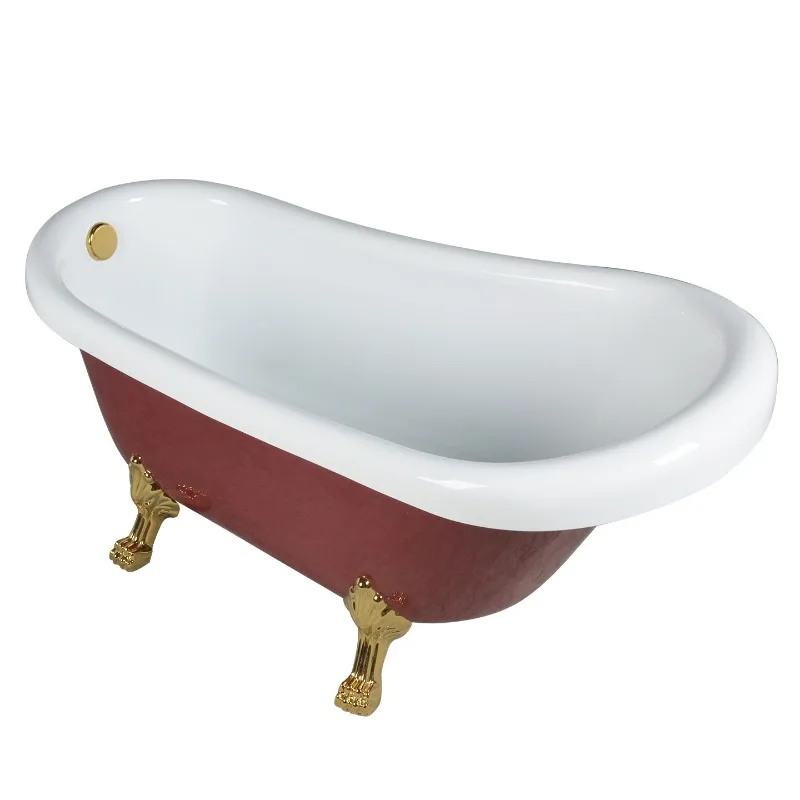 

Independent retro concubine bathtub home acrylic mini Internet celebrity small bathtub small apartment hotel bath non-cast iron