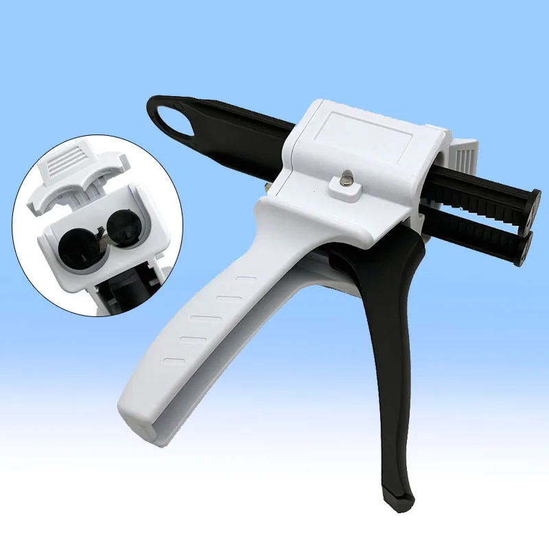 

Dental Dispensing Gun Impression Mixing Universal 1:1/1:2 Universal 10:1 Dispensing Gun Crown Dispenser Gun Material Tools