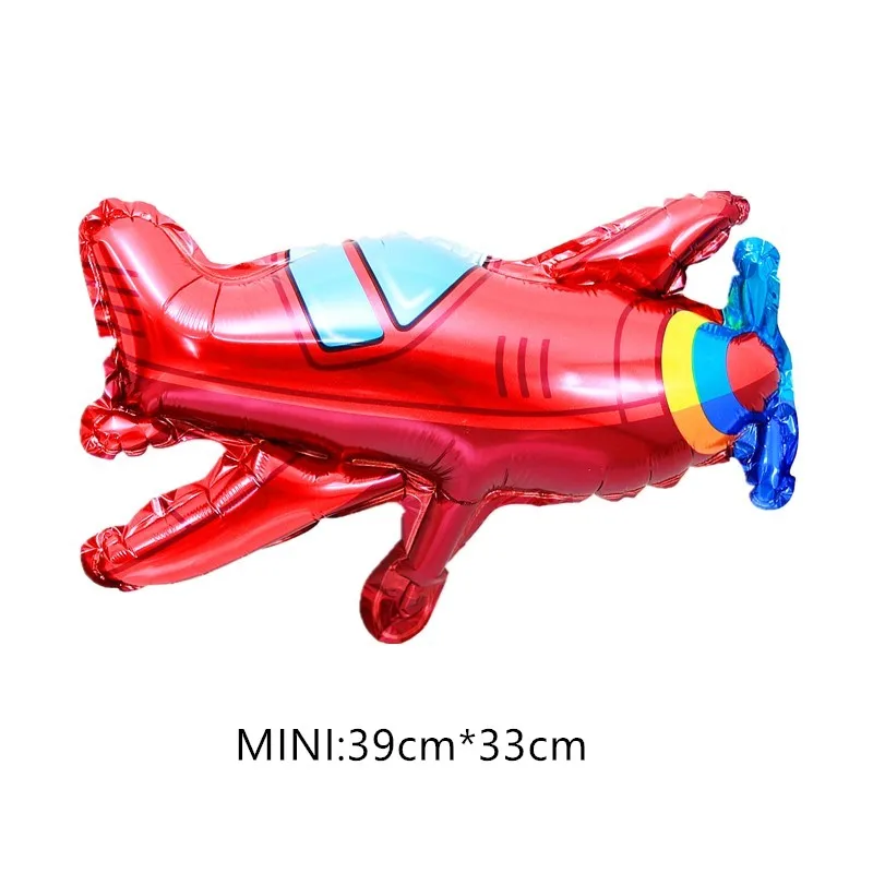 Cartoon Tank Plane Aluminum Film Balloon Boy Toy Birthday Party Baby Shower Festive Inflatable Balloon