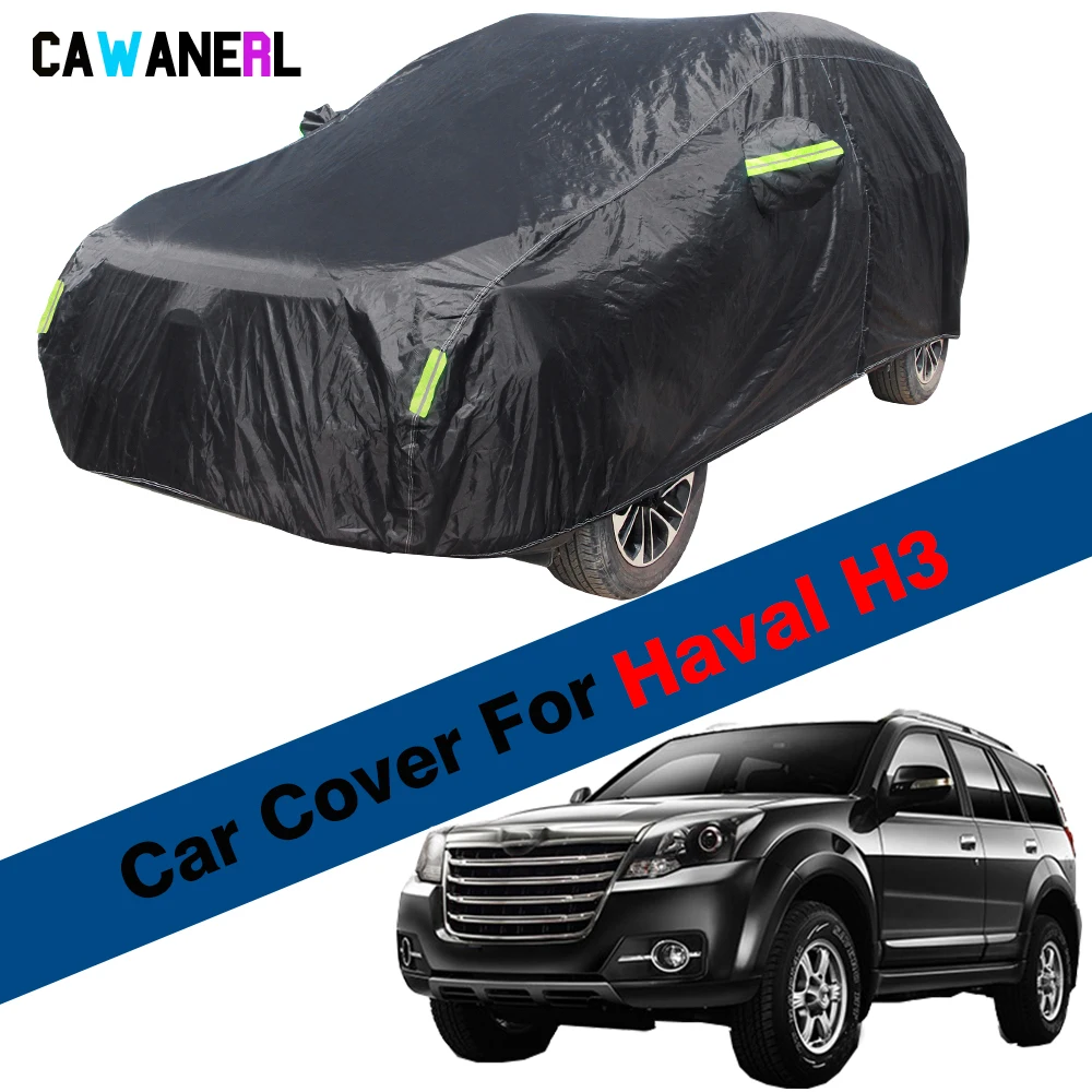 Full Car Cover Waterproof Summer Anti-UV Sun Shade Winter Snow Rain Protection Windproof Cover For Haval H3 Great Wall X240