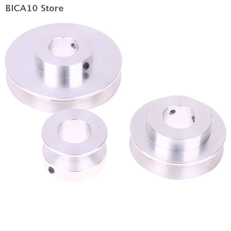 Puleggia per cinghia a V in lega di alluminio a scanalatura singola, dimensioni 40 mm 60 mm 80 mm, articolo di alta qualità di tipo A