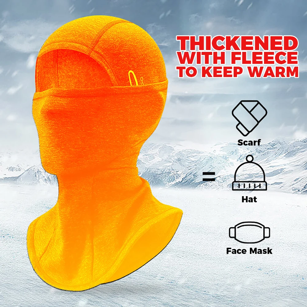 VICTGOAL Winter Warm Balaclava Caps for Men Women Sports Ski Face Mask Bicycle Motorcycle Hood Cycling Hat MTB Bike Helmet Liner