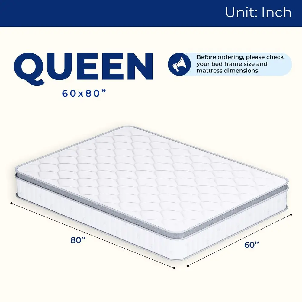 

Queen Size Mattress, 10 Inch Hybrid Comfort amp Supportive Mattress in a Box, Cooling Gel Memory Foam and Pocket Springs with P