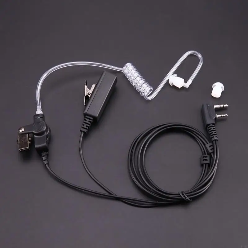 W89C مع 2Pin PTT MIC Earbud earbud for Kenwood TYT UV5R ، UV5RA ، UV5RB