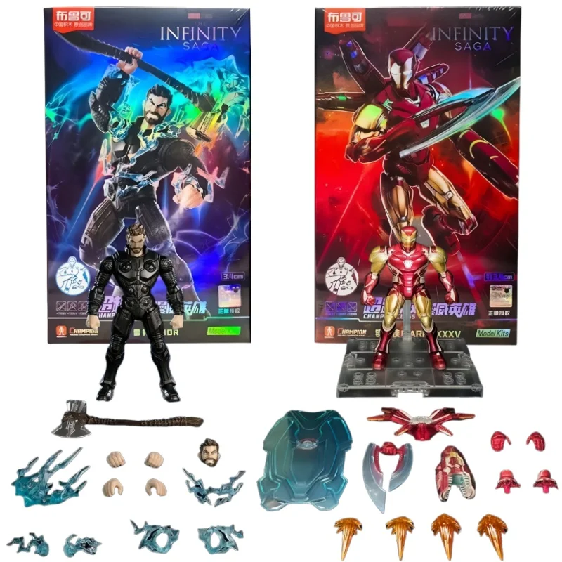 

Оригинальный BLOKEES Iron Man Mk85 Thor The Avengers, строительные блоки, игрушки, фигурка в сборе, аниме-модель, игрушки, подарки на день рождения для мальчиков