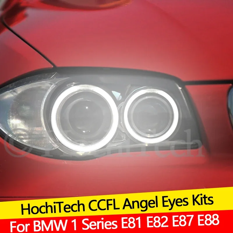 

Для BMW 1 серии E81 E82 E87 E88 2004-2012 Ксеноновые ФАРЫ Demon Eye Высокое качество CCFL Angel Eyes Комплект теплого белого кольца Halo