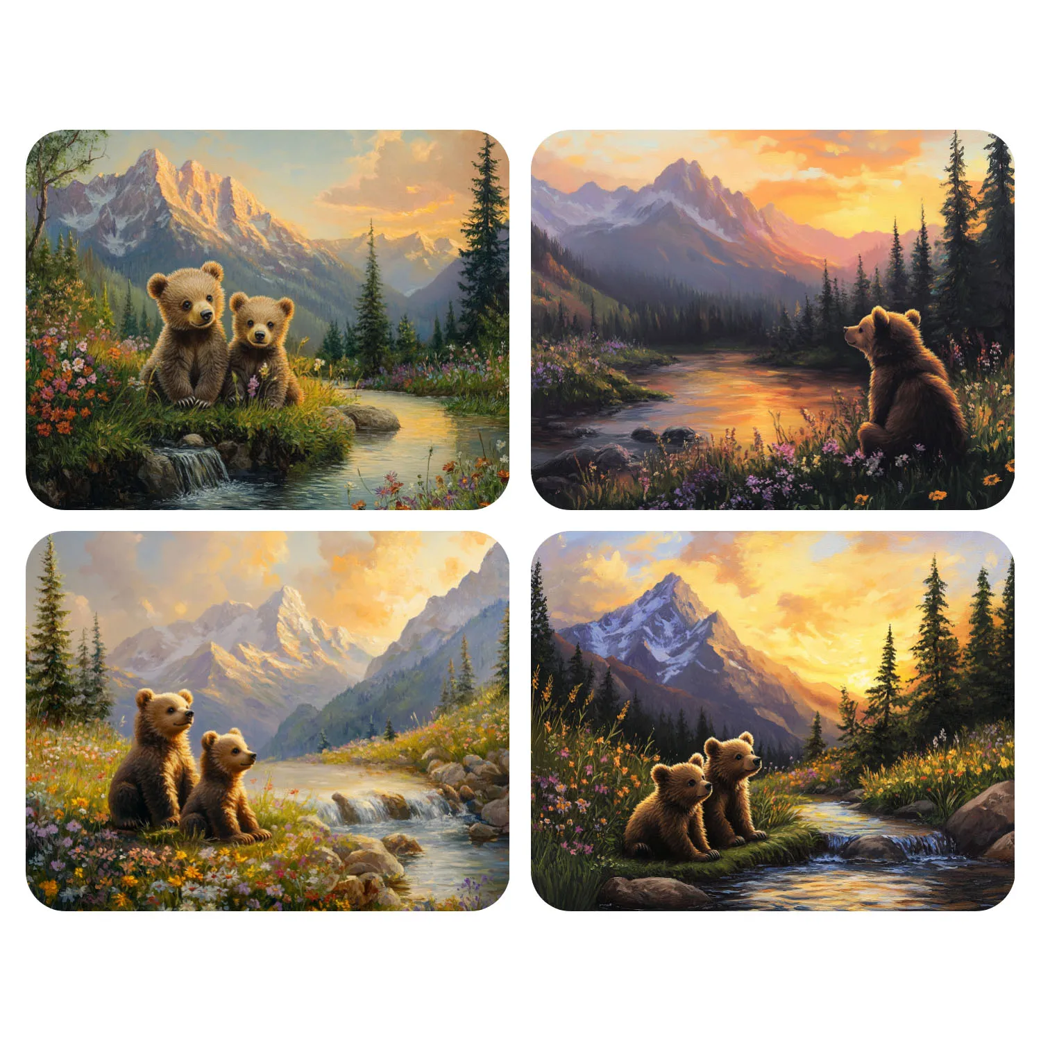 Hand Paint Two Bear… - image