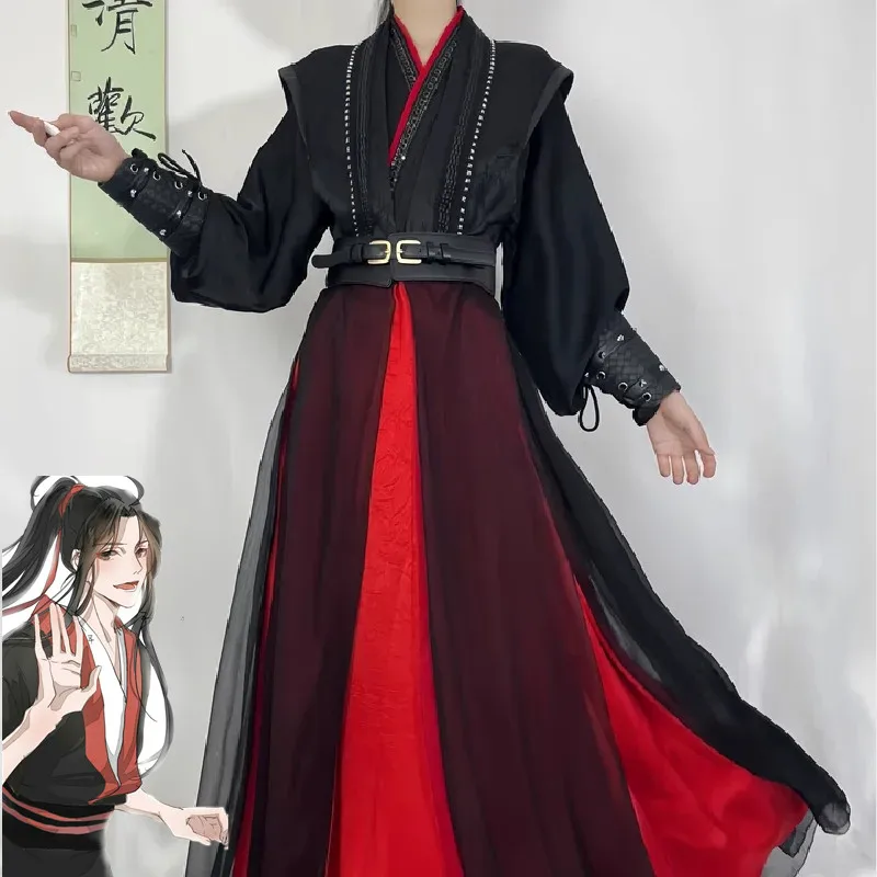 

Hot Cosplay Wei Wuxian Cosplay Mo XuanYu Costume Anime Grandmaster Of Demonic Cultivation Cosplay Mo Dao Zu Shi Costume Men