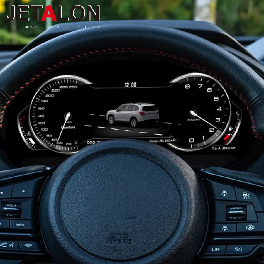 for Subaru Forester 2019-2024 12.3Inch Virtual Cockpit Digital LCD Instrument Cluster Speedometer Dashboard Screen Plug and Play