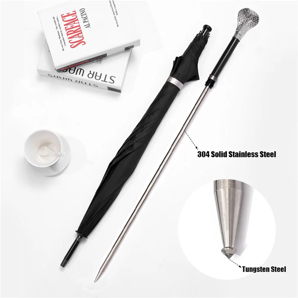 2-in-1-detachable-cobra-shaped-handle-cane-umbrella-sturdy-windproof-uv-resistant-self-defense-walking-stick-for-hiking-and-stro