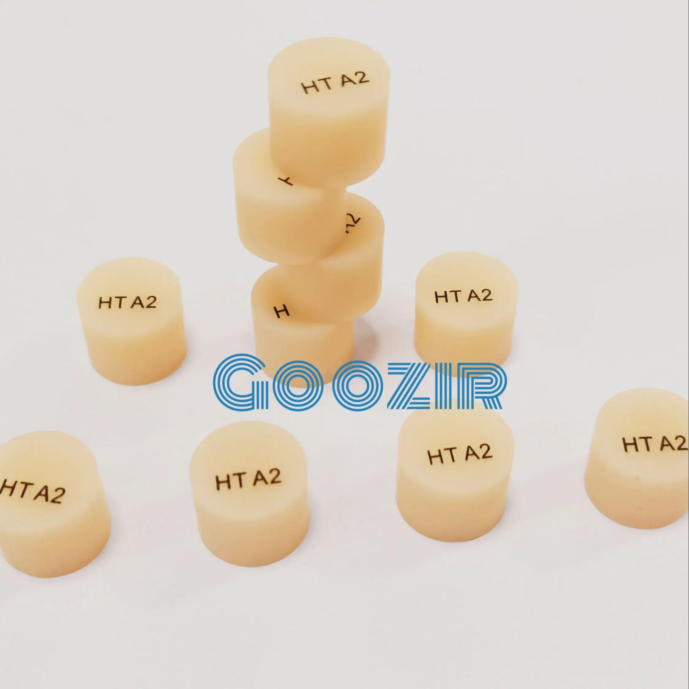 GOOZIR High Transluency Dental Press Ingots 5pcs/Box Dental Glass Ceramic For Milling Materials For Dental Veneers