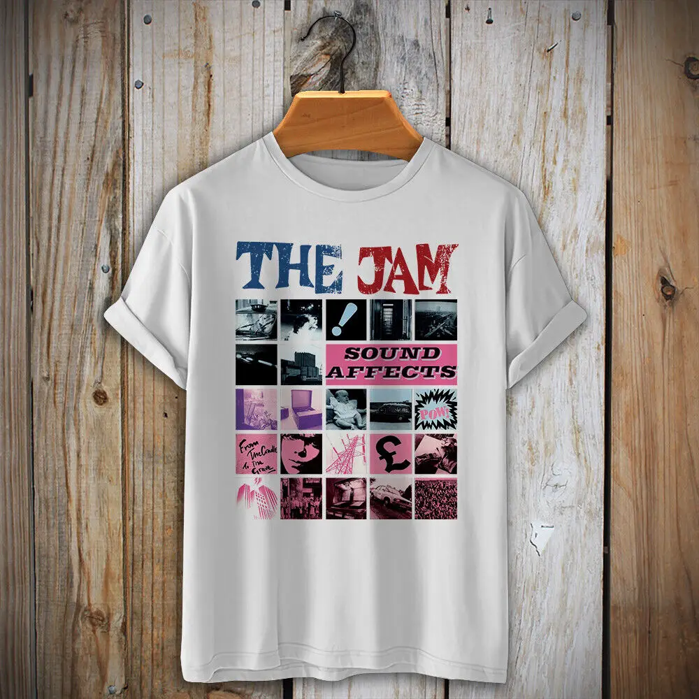 Retro Sound Affects Album by 70s Rock band The Jam T-Shirt That's Entertainment