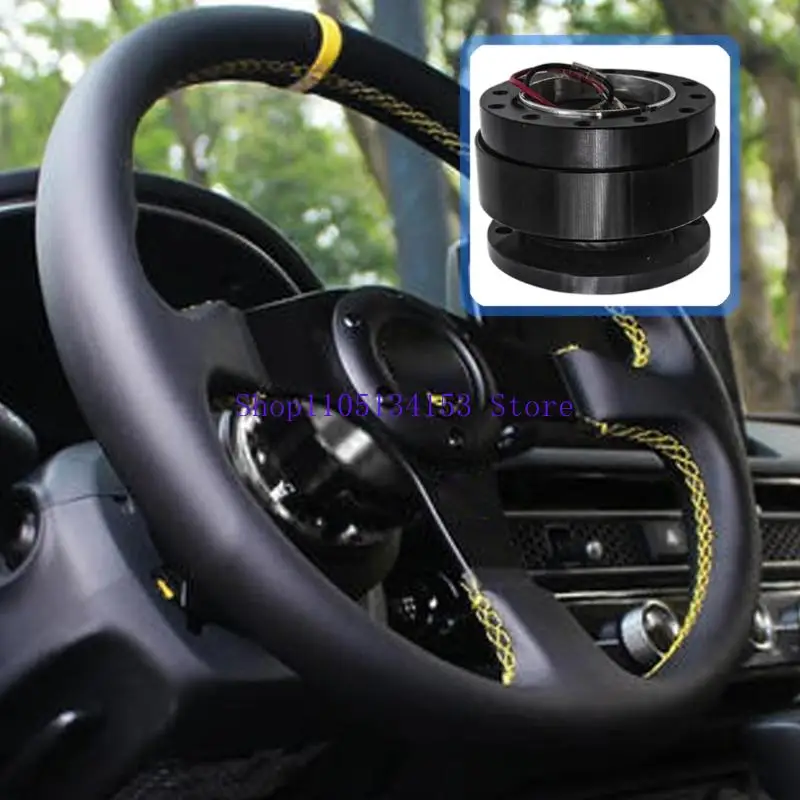hg89 Global Car Steering Link Fast Release Base For Hurrying Simulation Black