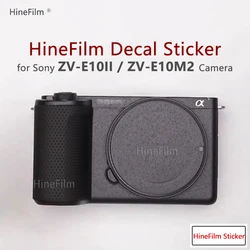 Hinefilm Skin for Sony ZV-E10 II Camera Sticker Alpha zve10 ii Skin ZVE102 camera Sticker for Sony ZV-E10 Mark 2 Decal Skin