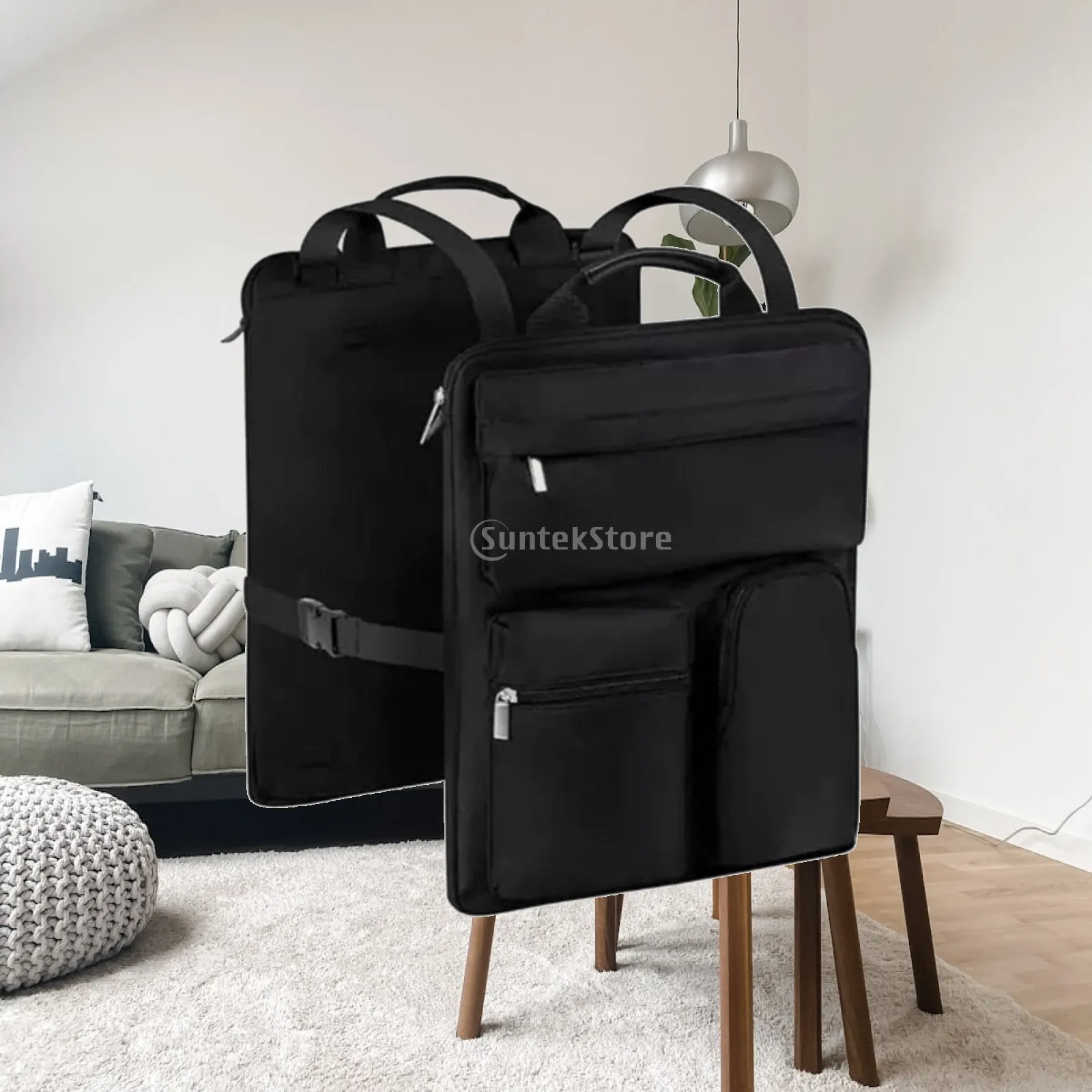 travel-storage-pouch-for-suitcase-nylon-organizer-bag-with-handles-adjustable-straps-for-airport