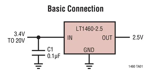 LT1460 LT1460ACS8-10 LT1460ACS8-5 LT1460ACS8-2.5 - Micropower Precision Series Reference Family