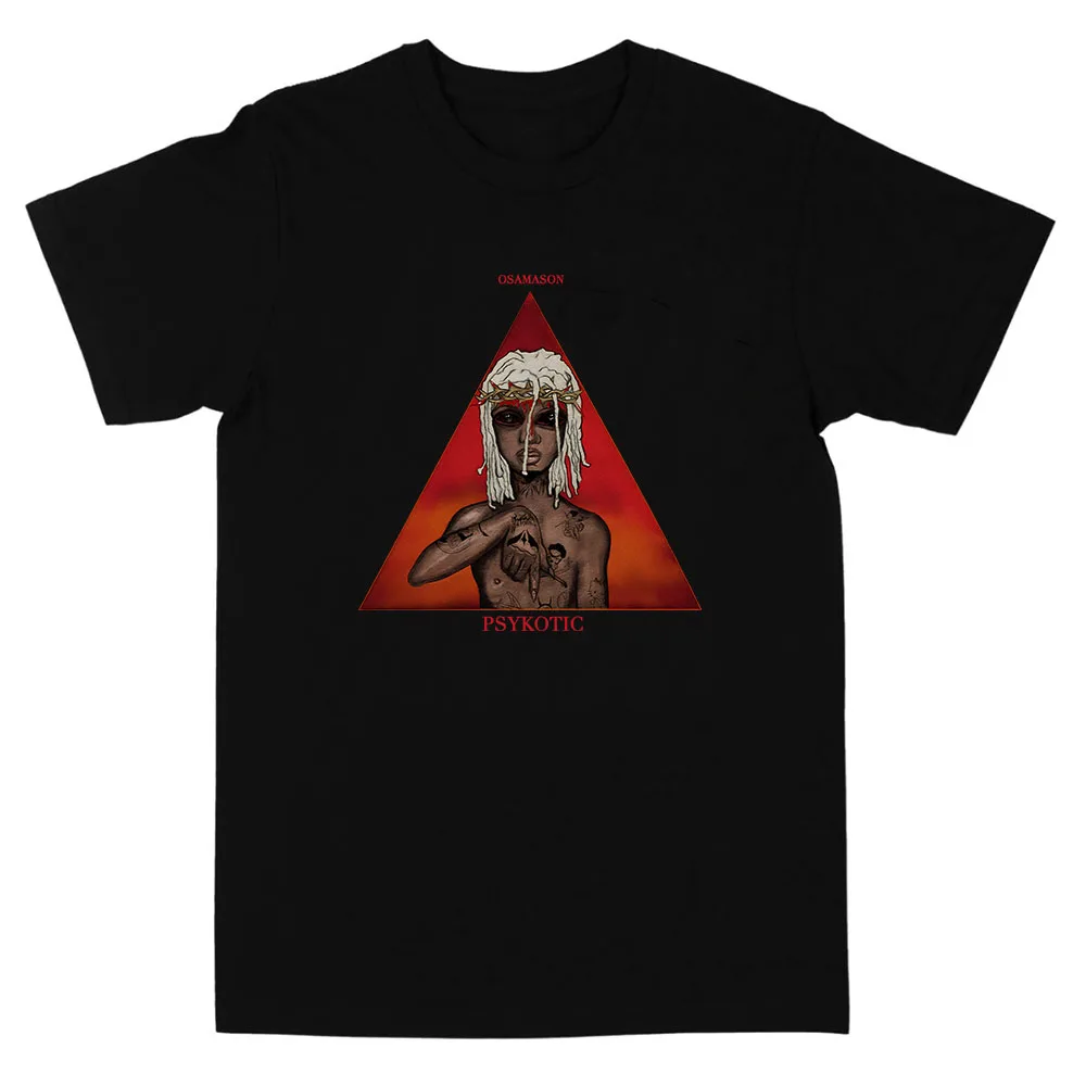 OsamaSon Psykotic Tshirts Album Graphic Printing Tees Short Sleeve Cotton Men/Women T-shirt Unisex Streetwear Fashion Male Shirt