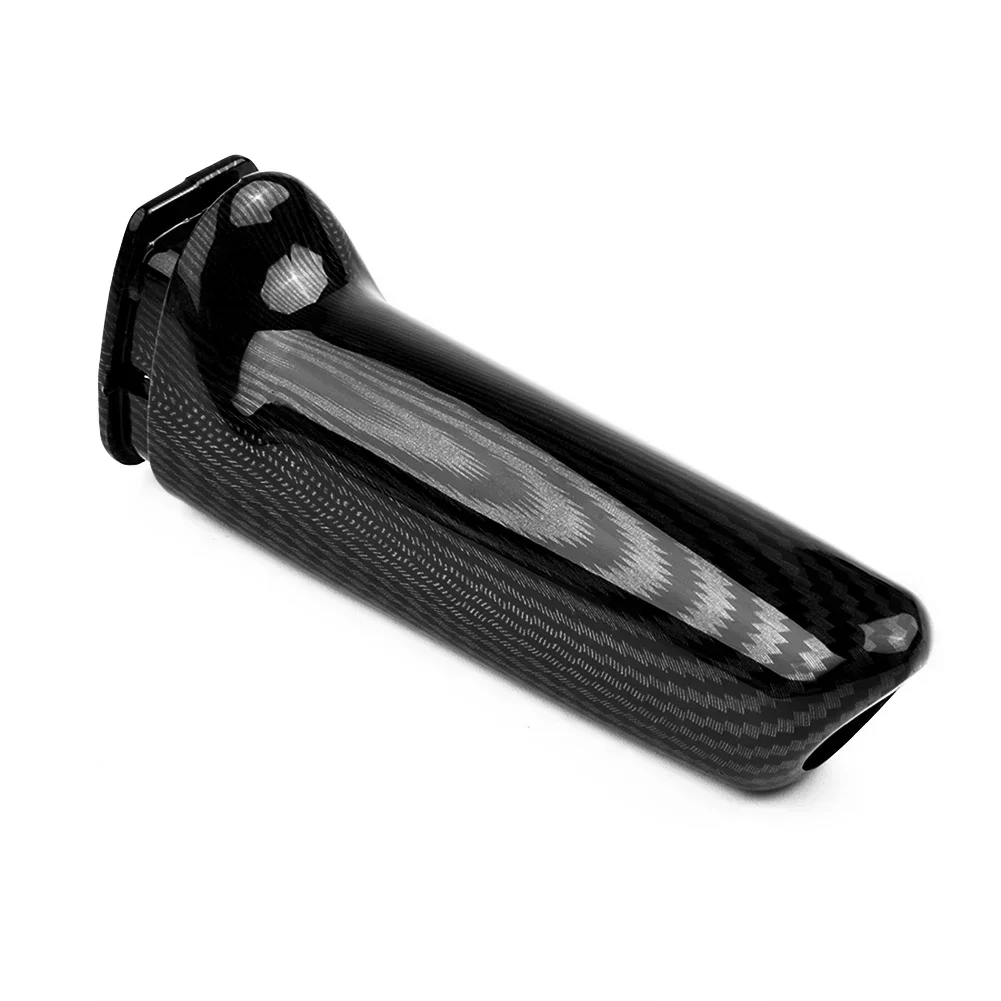 Sleek Carbon Fiber Look Handbrake Brake Handle Cover for BMW E46 E90 E92 F30 F32 F80 Professional Installation Recommended