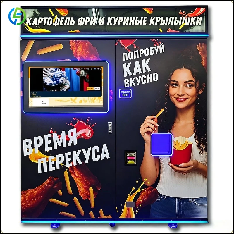Customized vending machine 35 Second Fully Automatic Amusement Park French Fries Vending Machine FL Customized