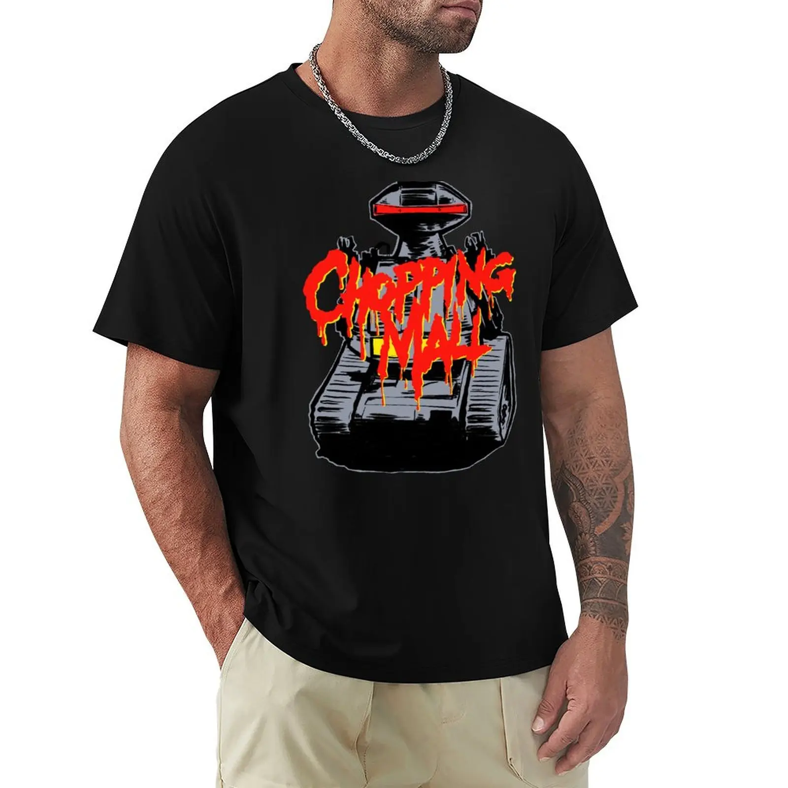 Chopping Mall Tribute T-Shirt Street Style Casual Tee Shirt