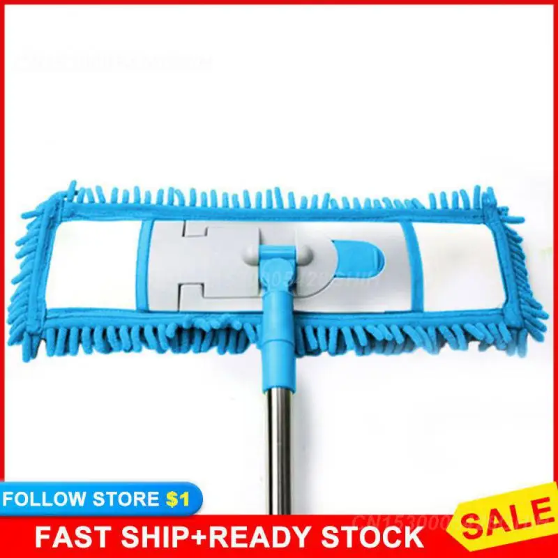 Blue Chenille Mop Head Long-lasting Durability Innovative Top-quality Floor Cleaning Supplies Extendable Mops Cleaning Supplies