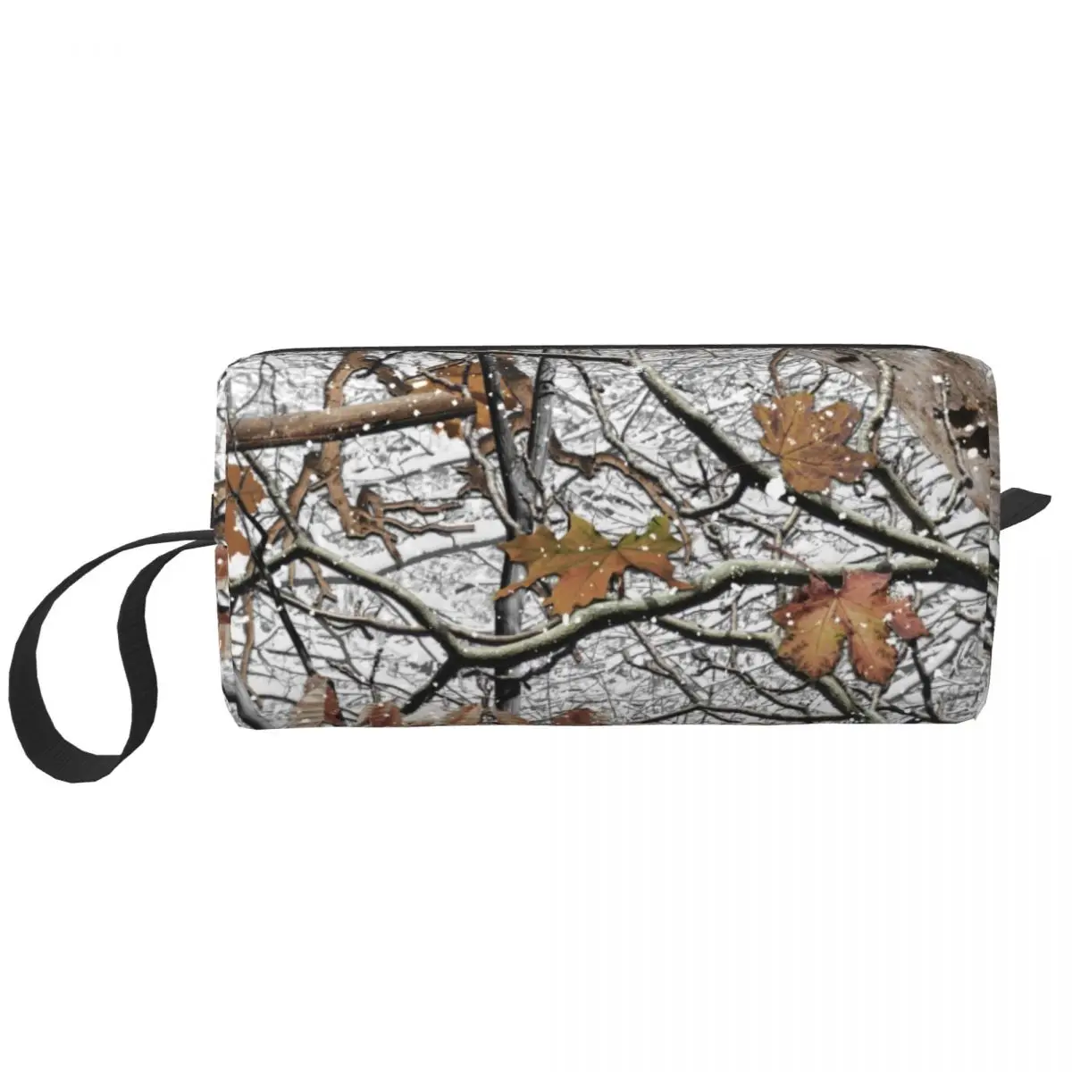 Hunting Camo Tree Camouflage Snow Pattern Cosmetic Bag Women Cute Large Capacity Makeup Case Beauty Storage Toiletry Bags