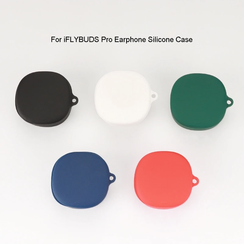 Earbud Earphone Earbud Holder with Hole Small Earbud  2.8x2.5x1.4-inch Suitable for iFLYBUDS  5 Colors