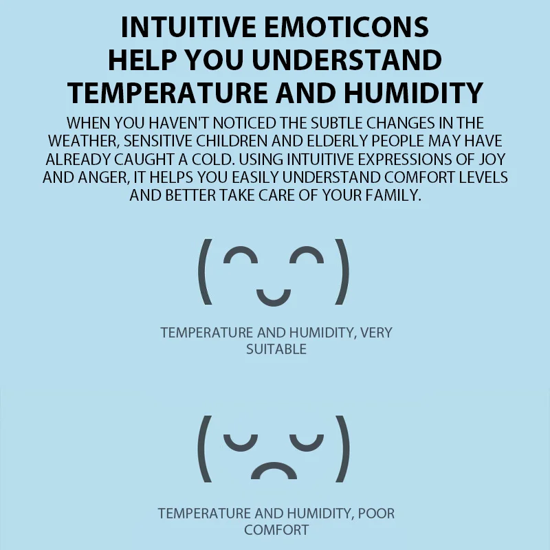 Cozylife Mini Indoor Thermometer Hygrometer LCD Digital Electronic Temperature Humidity Meter Sensor Gauge Home Room Thermometer