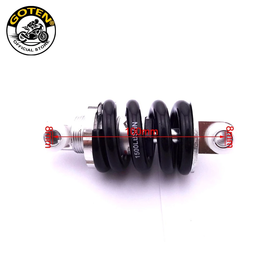 Goten Rear Shock Suspension 4 Inches / 100mm Mounting Length For 47 49CC Pocket Bike