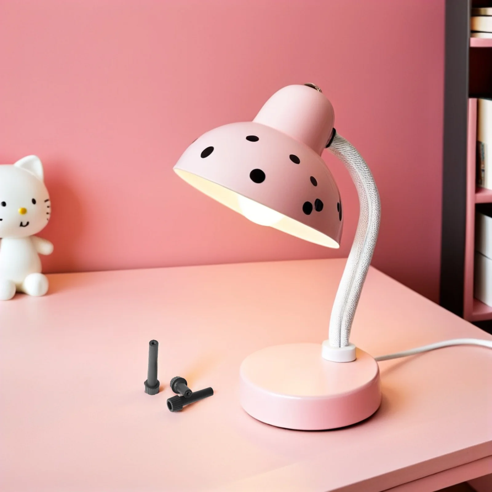 

9Pcs Plastic Lamp Knob Replacement E26 Socket Twist Switch for Lamp Repair - Reliable Light Fitting Hardware Accessories