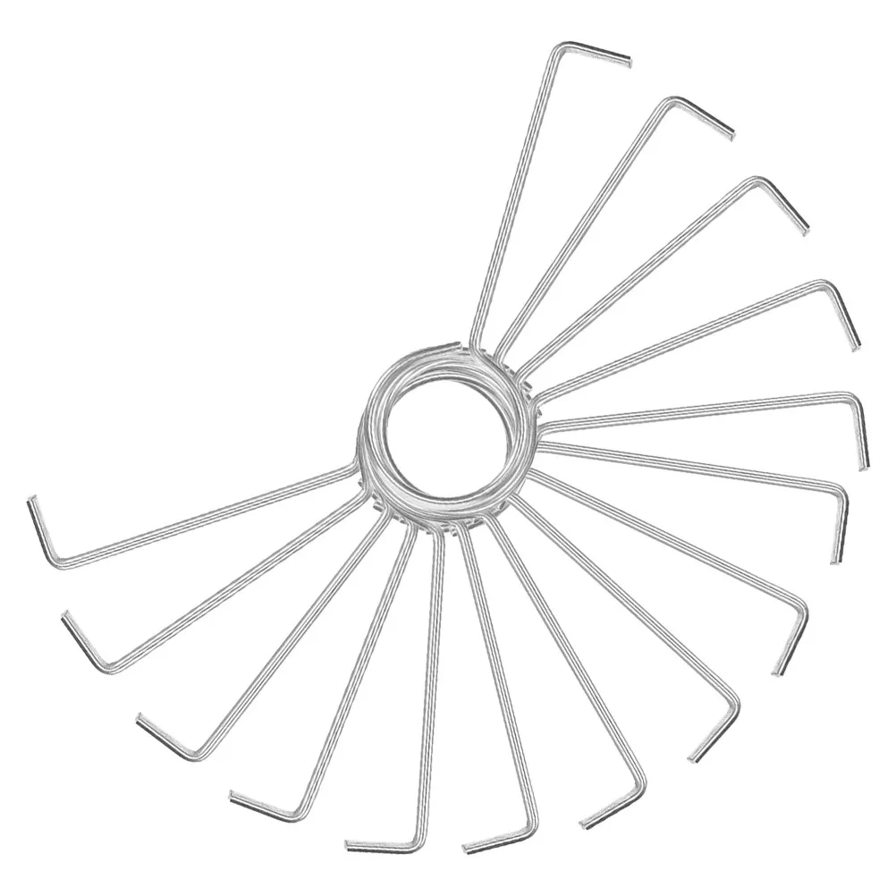 

15 Pcs Hooks for Hanging Drain Removal Tool Key Lifting Out Silver Grate Daily Clean Drainplug