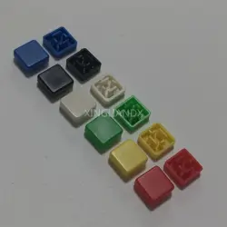 100PCS A14 10X10 short square foot switch button cap matching 12*12*7.3 switch Using switch cover button cap