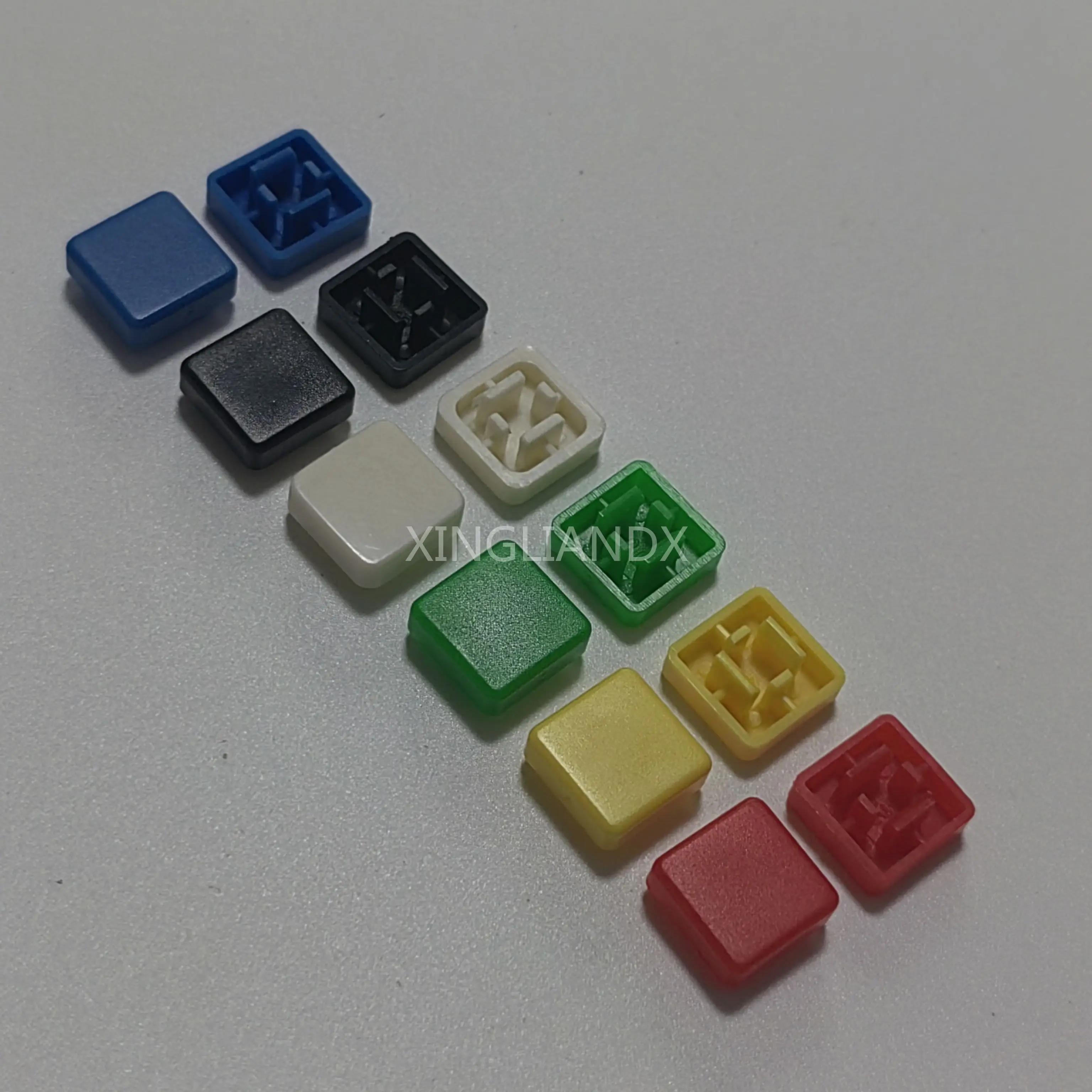 100PCS A14 10X10 short square foot switch button cap matching 12*12*7.3 switch Using switch cover button cap