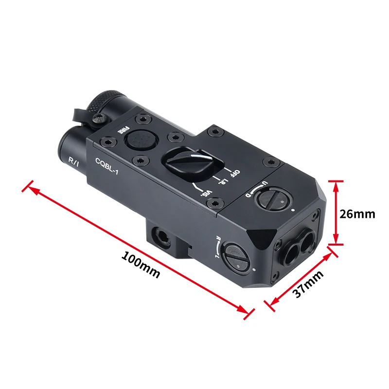 WADSN メタル CQBL-1 レッドグリーンブルー ポインターレーザー
