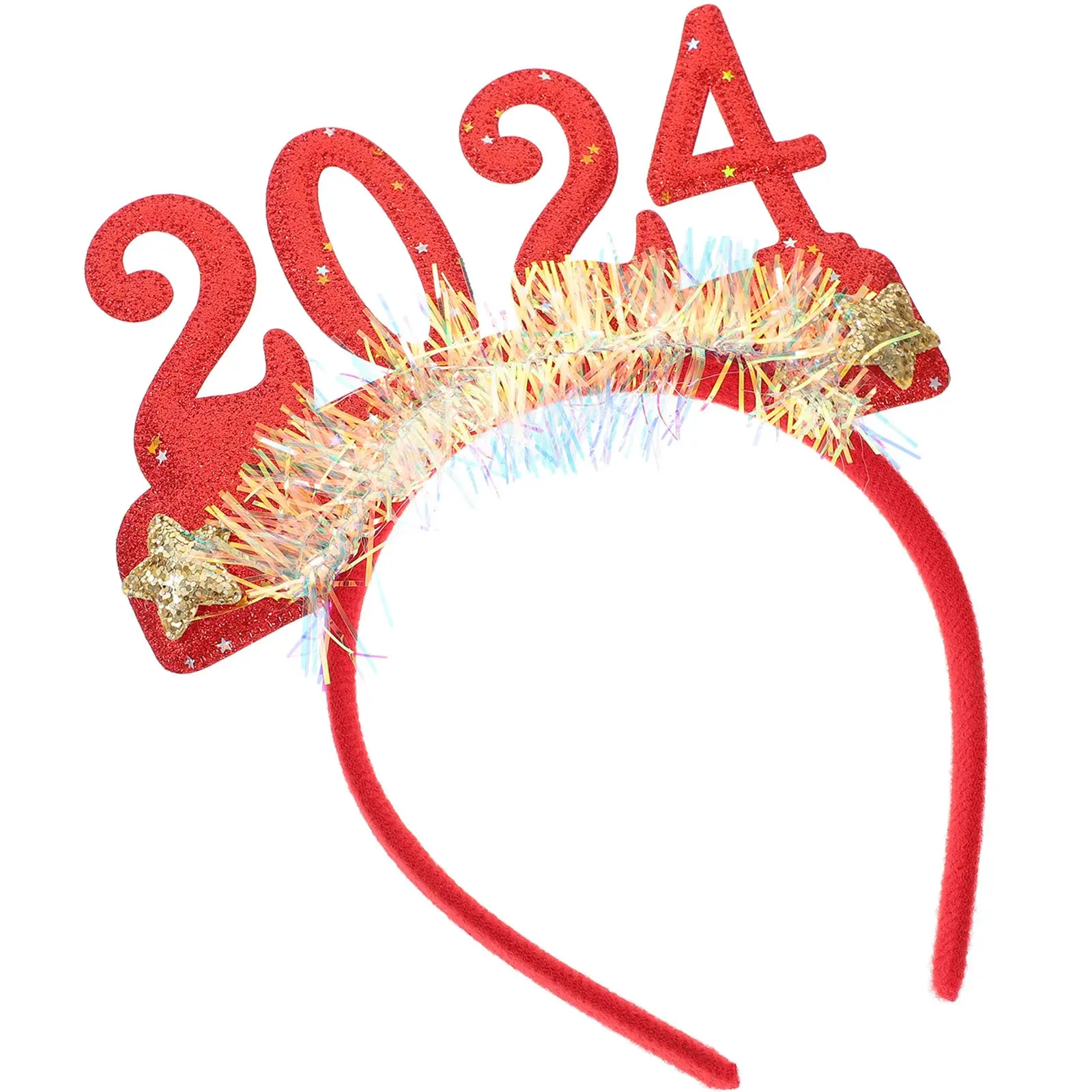 

2024 Glitter Green New Year New Year Headb Party Supplies Ladies Headb Eve Accessories Funny Headb Festive Holiday Prop