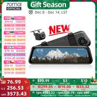 70mai Rearview Dash Cam S410 9.35 Inch Touch Screen Dual-channel Record HDR 1440P 138 FOV 70mai Car DVR S410 Supercapatior