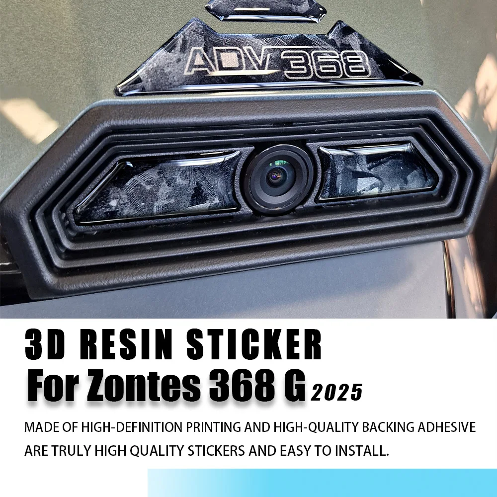 

3D Epoxy Sticker Motorcycle Front Protection For Zontes 368 G 2025 Accessories 368g adv