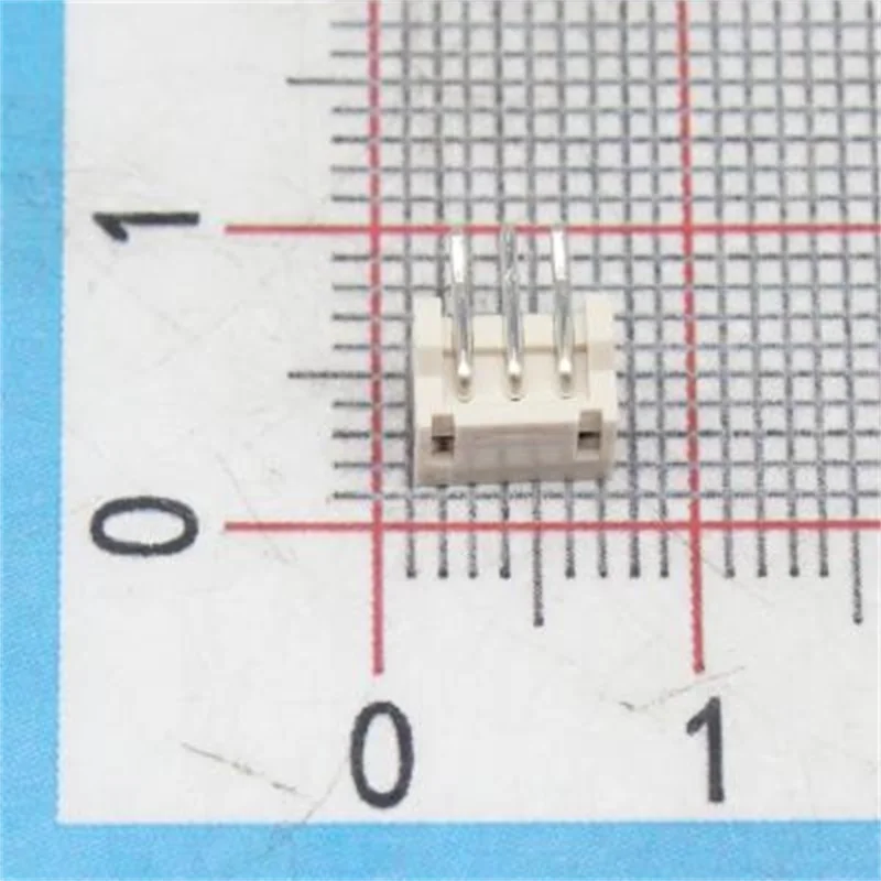 10 قطعة/الوحدة S3B-ZR موصل من نوع جيه إس تي قفل ، لوحة الرأس 3pin مادة البولي أميد 6/6 1A القصدير اللون الطبيعي من خلال تركيب الثقب