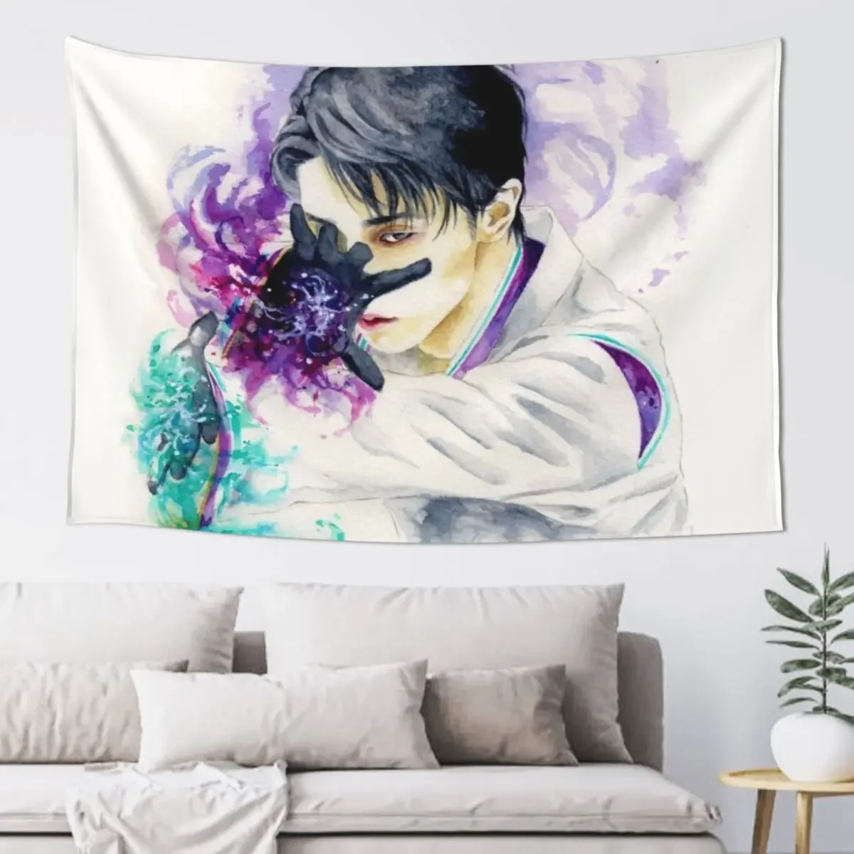 Yuzuru Hanyu - Seimei Tapestry Outdoor Decor Wall Decoration Wall Carpet Tapestry