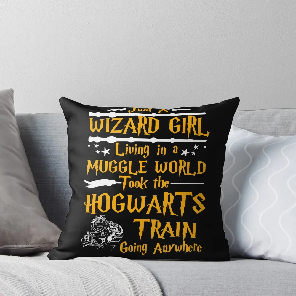 

These-Just-A-Wizard-Girl Throw Pillow autumn decoration Luxury Pillow Case Luxury Sofa Cushions Room decorating items pillow