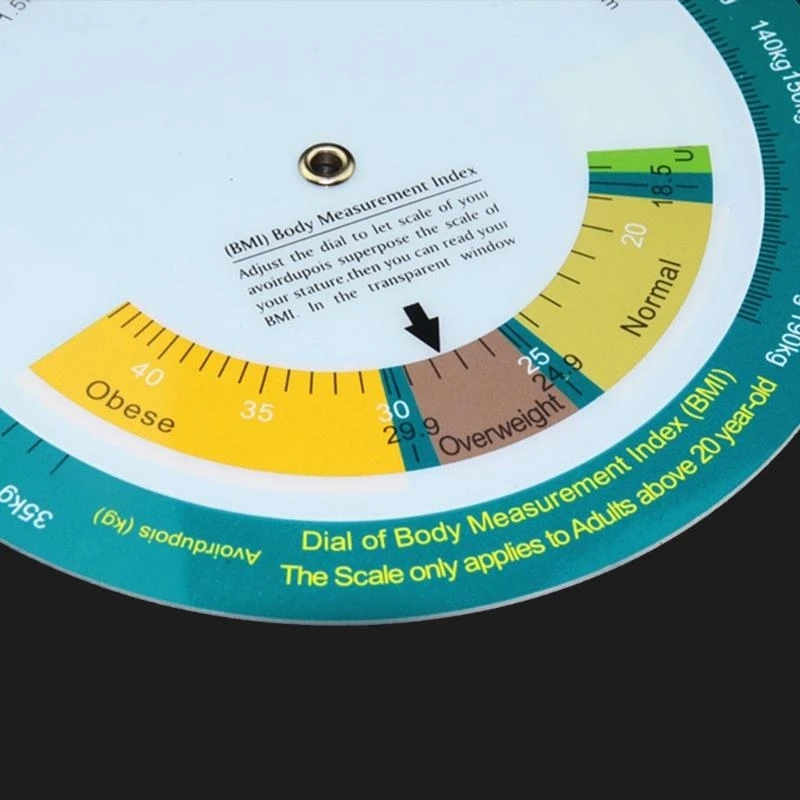  Upgraded  Body Mass Index Wheel Calculator Single Side  for Adult 15cm