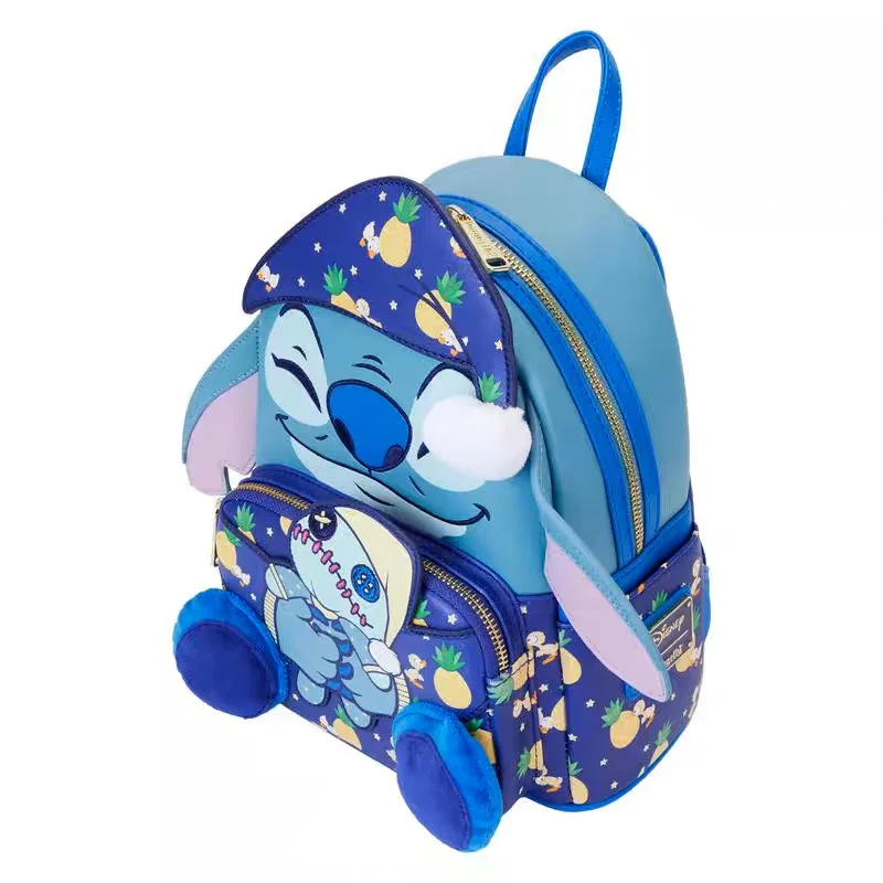 New Loungefly Disney Stitch The Cheshire Cat Anime Toy Story Mini Backpack Woody Puppet Snow White Crossbody Bag Christmas Gifts