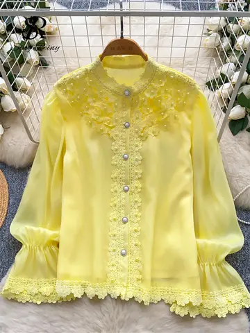 8 best sales romantisk blus - №6