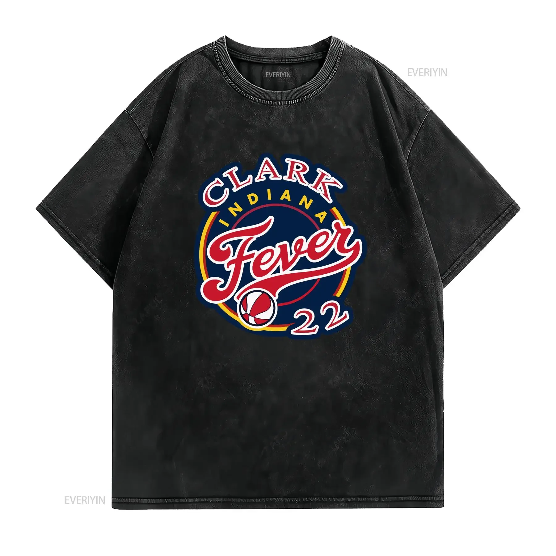 Caitlyn Clark Indiana Fever T Shirt WNBA 22 Fast Shipping vintage Washed Stylish Comfortable homme Slightly vintage Washed