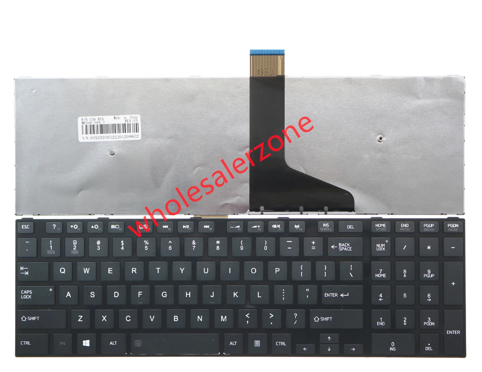 Nuevo teclado para portátil Toshiba Satellite C50-A,C55-A,C50D-A,C55D-A Series C55-A-3NV,C50-A-006,C50-A-1FT,C50-A-00S,C50-A-1HR