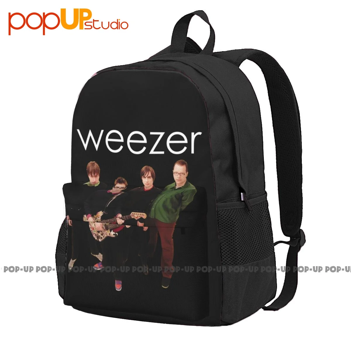 Weezer Blue Album Pinkerton Pixies 2001 Large Capacity Backpack Fashion Shoe Bag Sports Style Clothes Backpacks